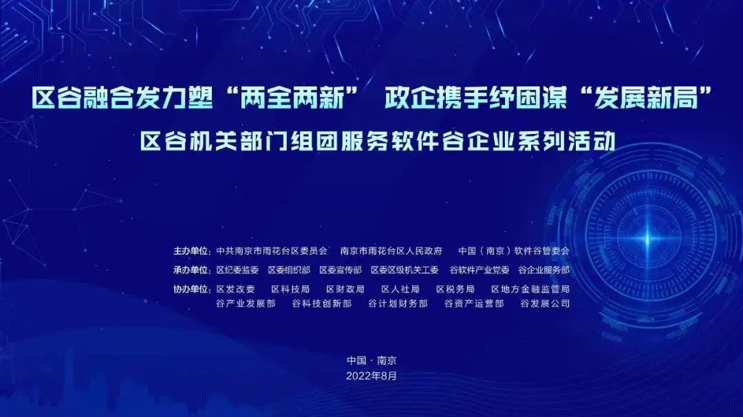 博鱼受邀参与雨花软件谷活动 政企齐心聚力“两全两新”